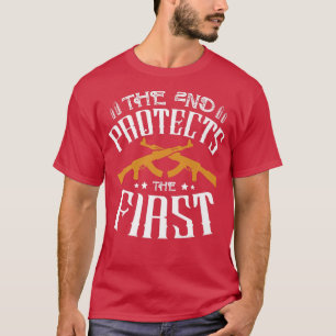 The 2nd Protects The First Gun Rights Second Amend T-Shirt