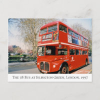 The 38 Bus at Islington Green, London, 1997