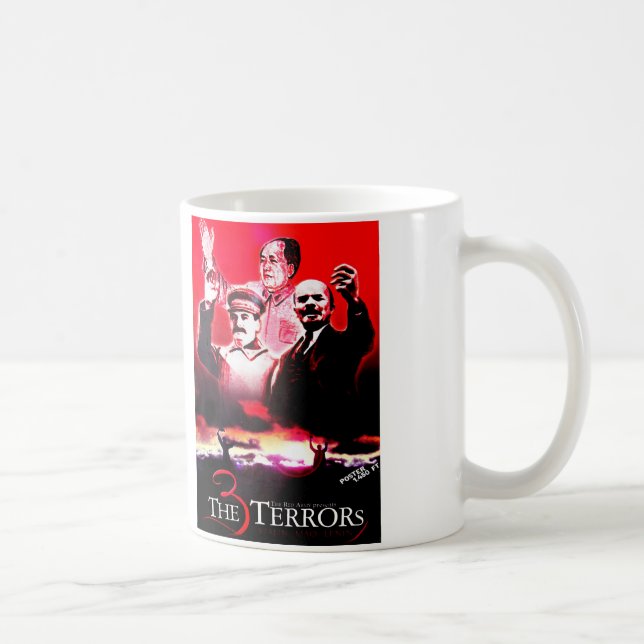 The 3 Terrors - Stalin, Mao and Lenin Coffee Mug (Right)