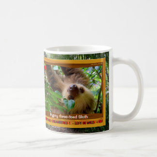 The 3-toed Sloth is endangered - Coffee Mug