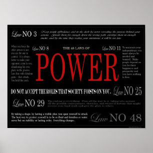 The 48 Laws of Power Poster