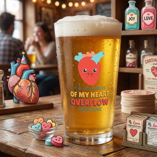 The 4 Chambers Of My Heart Pint Glass