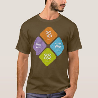 The 4 Elements of Spirituality Love T-Shirt