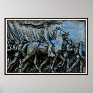 The 54th Massachusetts Volunteer Infantry Regiment Poster