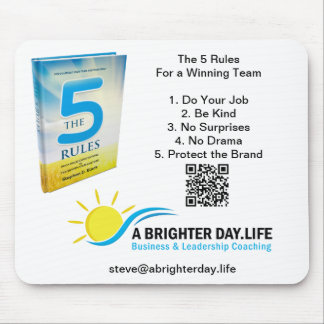 The 5 Rules Collection - Mouse Pad