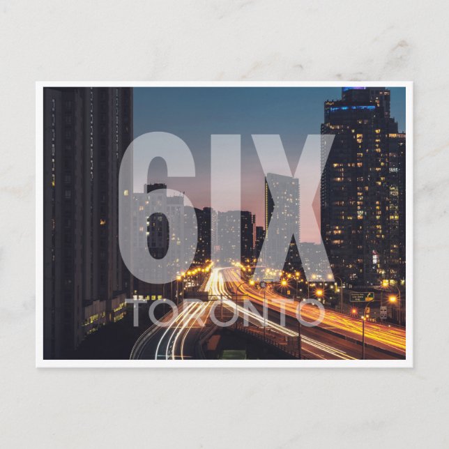 The 6ix postcard (Front)