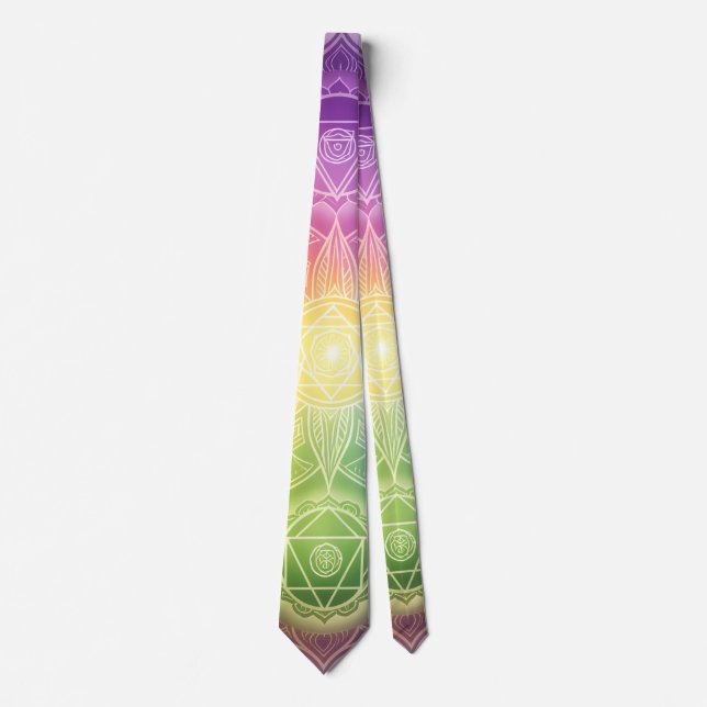 The 7 Chakras'9 Tie (Front)