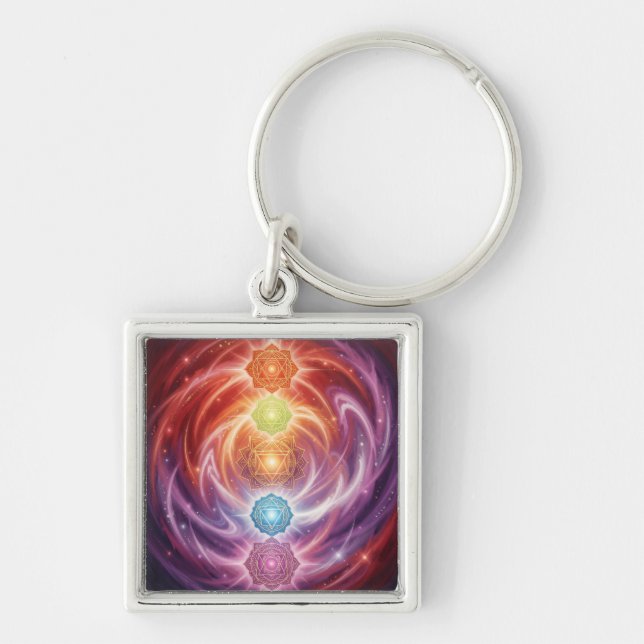 The 7 Chakras´10 Key Ring (Front)