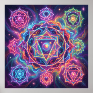 The 7 Chakras´10 Poster
