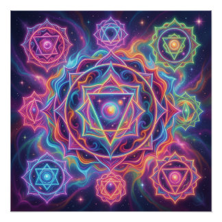 The 7 Chakras´10 Poster