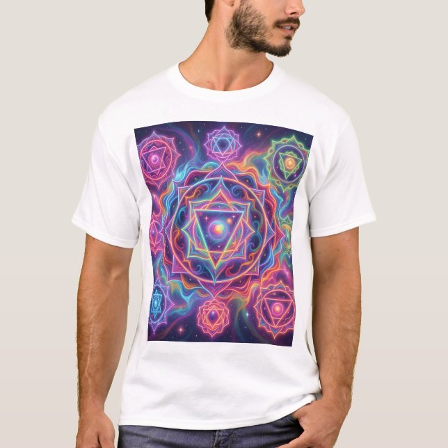 The 7 Chakras´10 T-Shirt (Front)