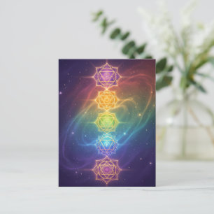 The 7 Chakras´11 Postcard