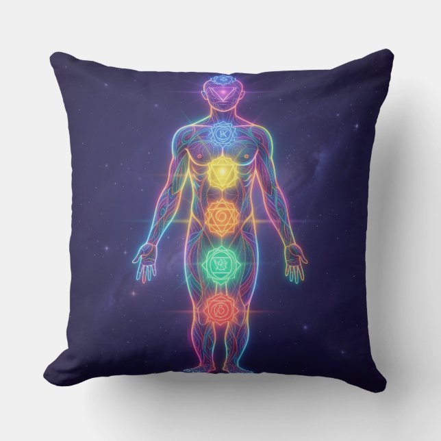 The 7 Chakras´2 Cushion (Front)