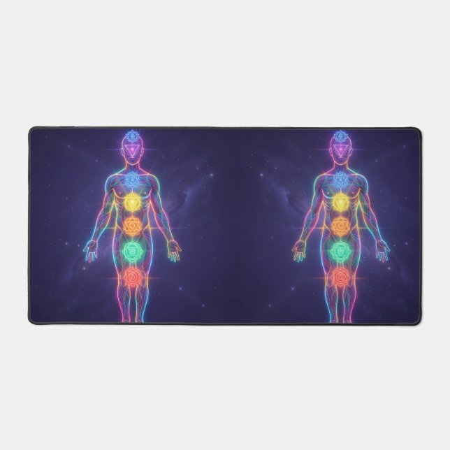 The 7 Chakras´2 Desk Mat (Front)