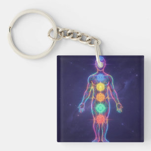 The 7 Chakras´2 Key Ring