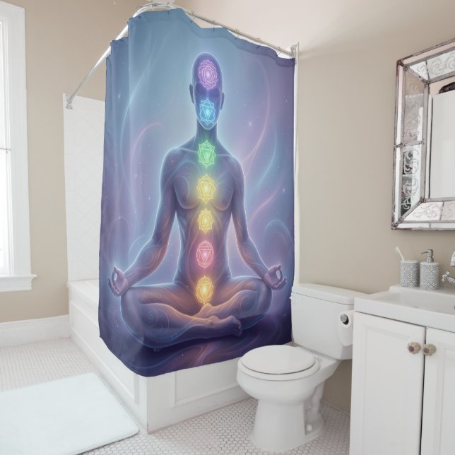 The 7 Chakras´2 Shower Curtain (In Situ)