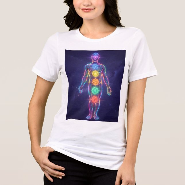 The 7 Chakras´2 Tri-Blend Shirt (Front)