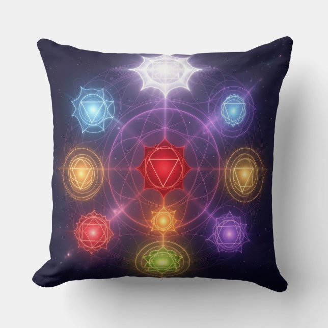 The 7 Chakras´3 Cushion (Front)