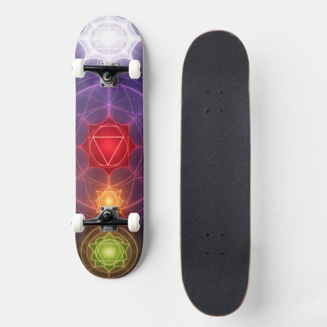 The 7 Chakras´3 Skateboard (Front)