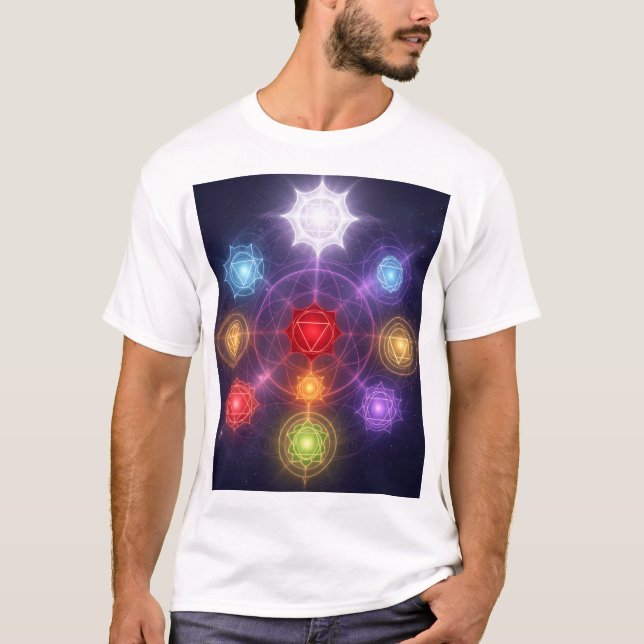 The 7 Chakras´3 T-Shirt (Front)