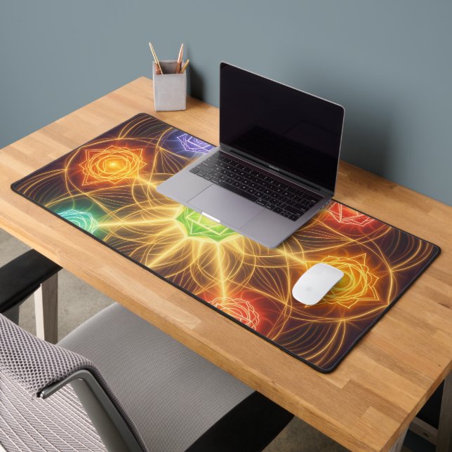 The 7 Chakras´4 Desk Mat (Office 2)