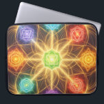 The 7 Chakras´4 Laptop Sleeve<br><div class="desc">The 7 chakras are energy centers aligned along the spine that influence different areas of life — from safety and creativity to confidence,  love,  communication,  intuition,  and spirituality. When balanced,  they support harmony,  inner strength,  and overall well-being.</div>