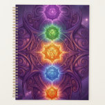 The 7 Chakras´5 Planner<br><div class="desc">The 7 chakras are energy centers aligned along the spine that influence different areas of life — from safety and creativity to confidence,  love,  communication,  intuition,  and spirituality. When balanced,  they support harmony,  inner strength,  and overall well-being.</div>