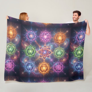 The 7 Chakras´6 Fleece Blanket