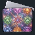 The 7 Chakras´6 Laptop Sleeve<br><div class="desc">The 7 chakras are energy centers aligned along the spine that influence different areas of life — from safety and creativity to confidence,  love,  communication,  intuition,  and spirituality. When balanced,  they support harmony,  inner strength,  and overall well-being.</div>