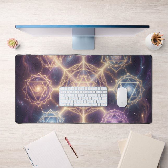 The 7 Chakras 7 Desk Mat (Office 1)