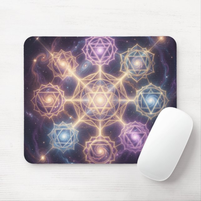 The 7 Chakras 7 Mouse Pad (With Mouse)