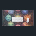 The 7 Chakras´8 Desk Mat<br><div class="desc">The 7 chakras are energy centers aligned along the spine that influence different areas of life — from safety and creativity to confidence,  love,  communication,  intuition,  and spirituality. When balanced,  they support harmony,  inner strength,  and overall well-being.</div>