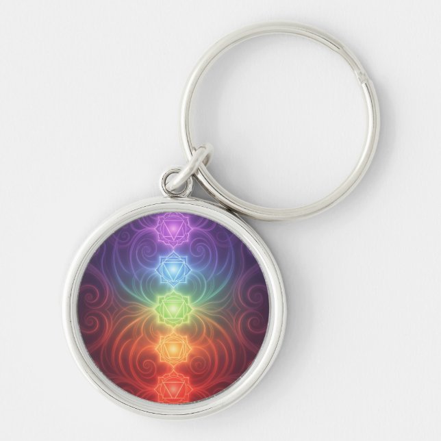 The 7 Chakras´9 Key Ring (Front)