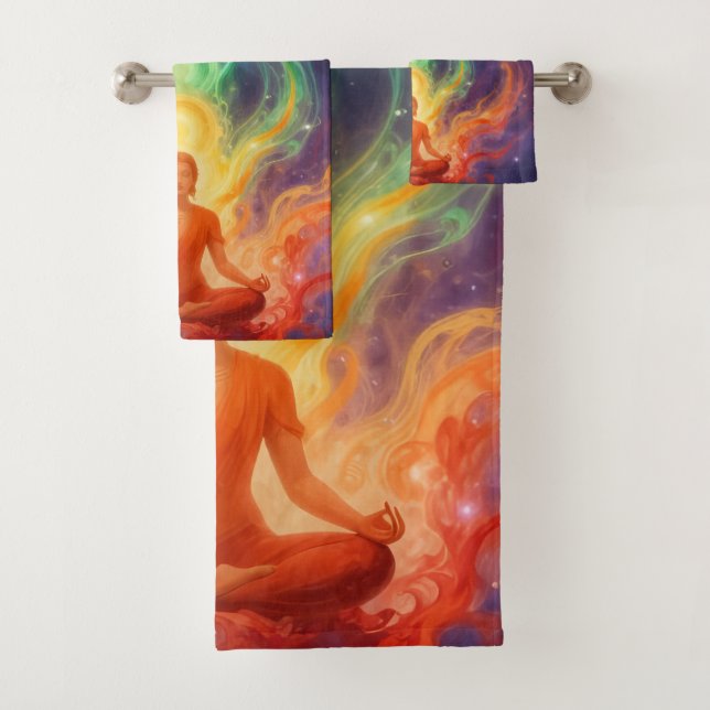 The 7 Chakras Bath Towel Set (Insitu)