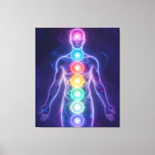  The 7 Chakras Canvas Print