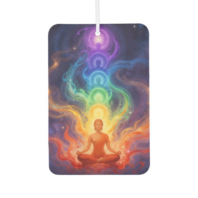 The 7 Chakras Car Air Freshener (Front)