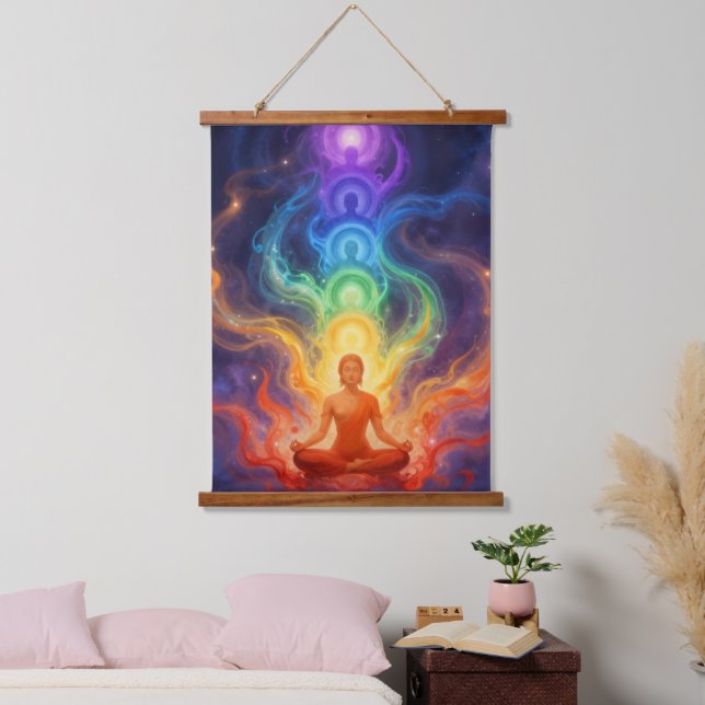 The 7 Chakras Hanging Tapestry (Bedroom)