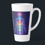 The 7 Chakras Latte Mug<br><div class="desc">The 7 chakras are energy centers aligned along the spine that influence different areas of life — from safety and creativity to confidence,  love,  communication,  intuition,  and spirituality. When balanced,  they support harmony,  inner strength,  and overall well-being.</div>