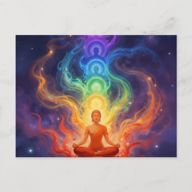 The 7 Chakras Postcard (Front)