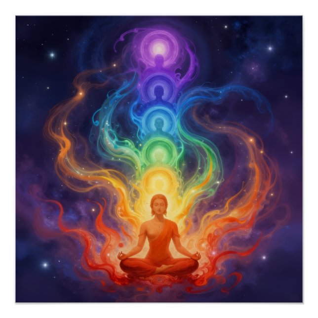 The 7 Chakras Poster (Front)