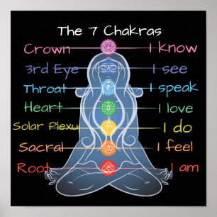 The 7 Chakras Poster