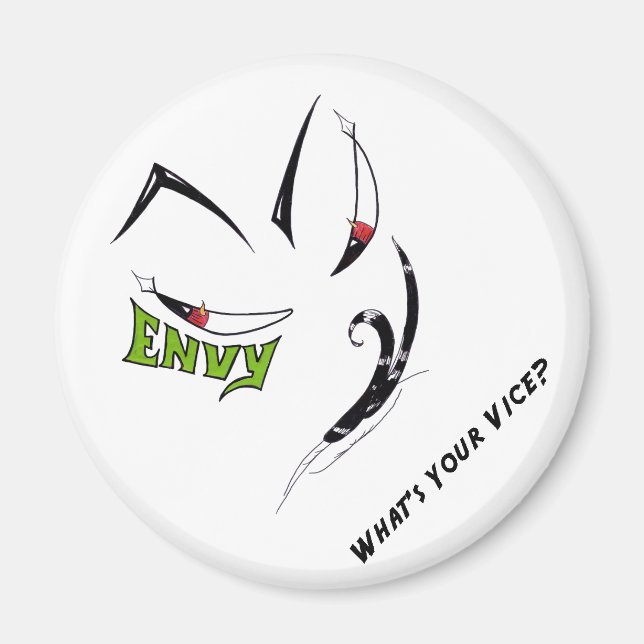 The 7 Deadlies — Envy Magnet (Front)