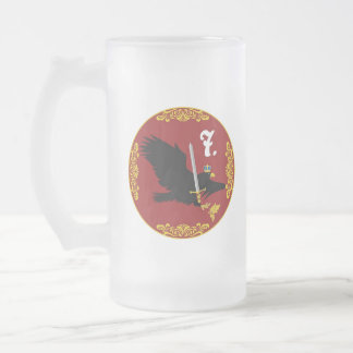 The 7. Fuß Frosted Glass Beer Mug
