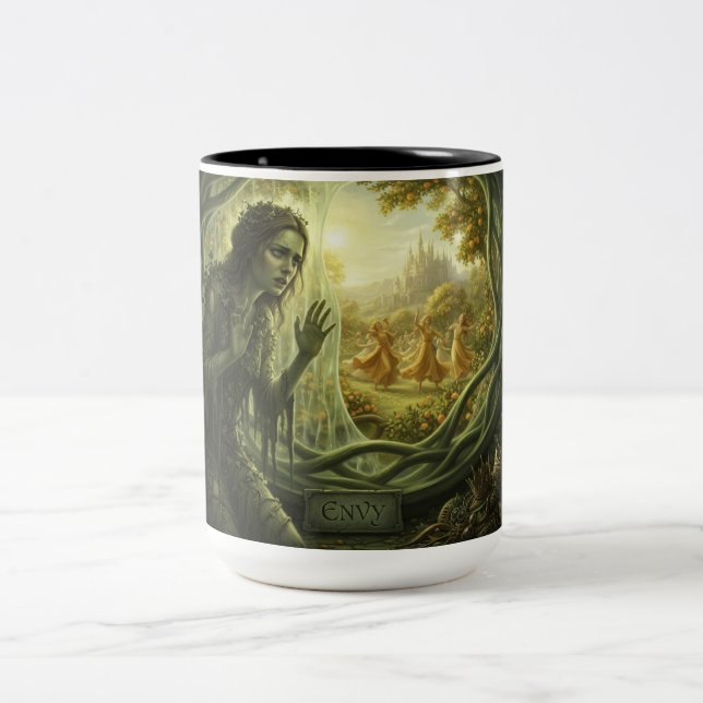 The 7 Satanic Virtues: Envy Mug (Center)