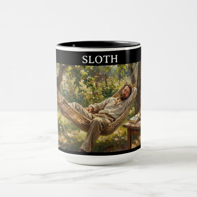 The 7 Virtues of Satan: Sloth Mug (Center)