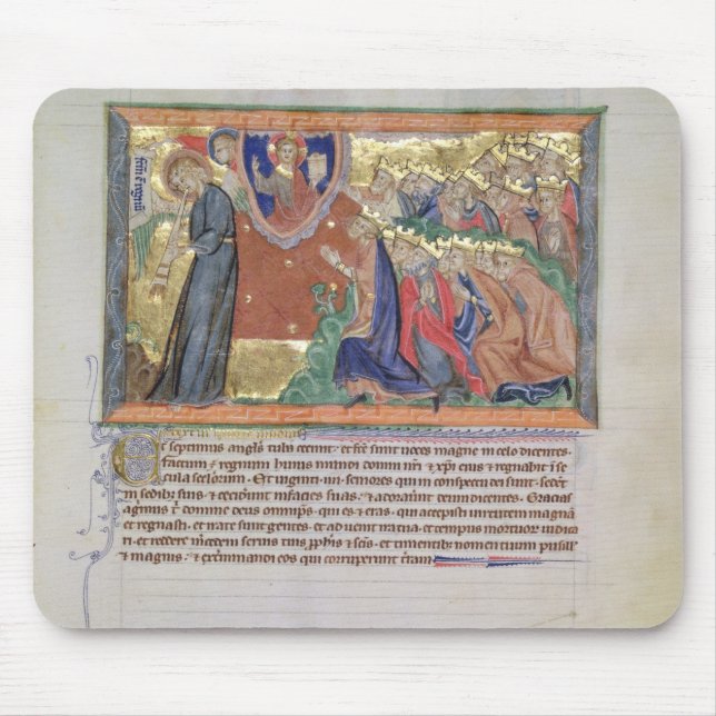 The 7th angel blowing his trumpet mouse pad (Front)