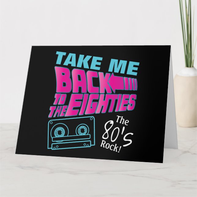 The 80's Rock Card (Front)