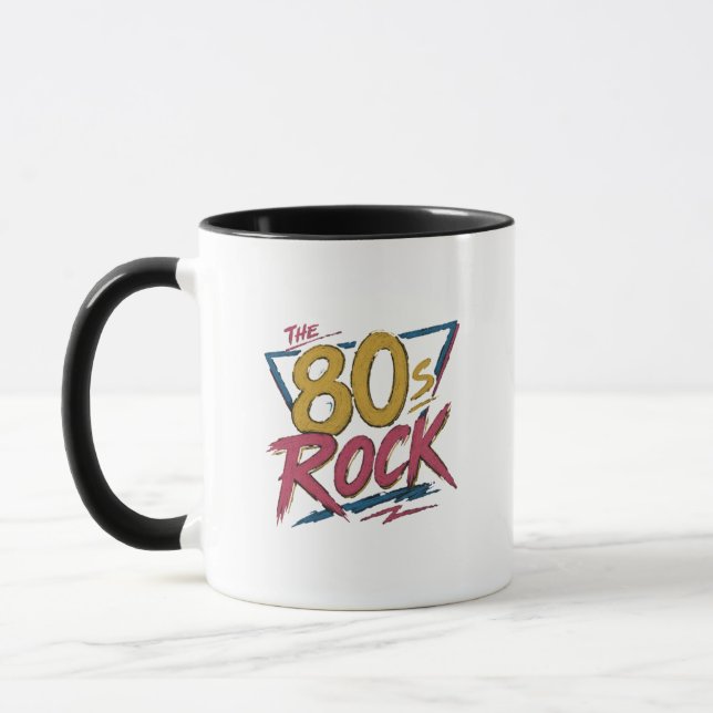The 80s Rock - retro Mug (Left)