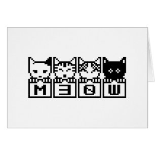 THE 8-BIT CATS M30W CARD