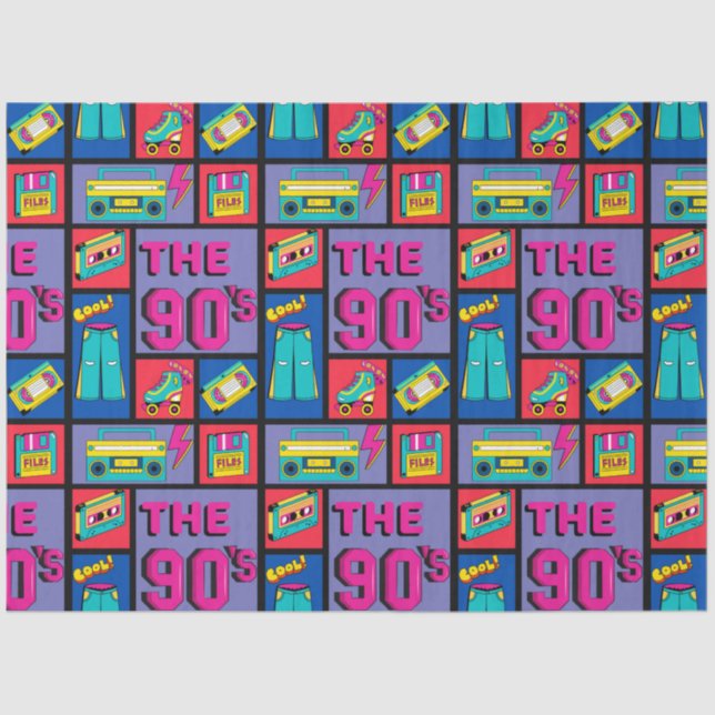 The 90's tissue paper (Front)